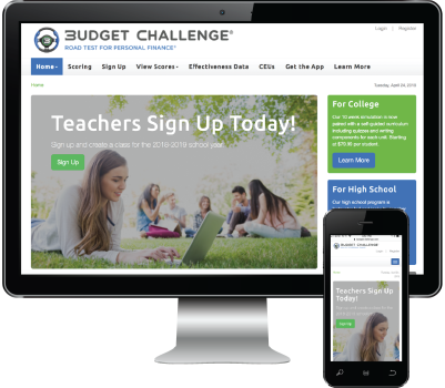 Budget Challenge Website - Flexible and Extensible Cloud Solution for Large Traffic Spikes