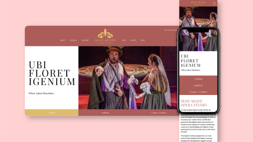 Mascarade Opera Studio - WordPress Website & Student Application System Development