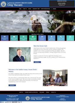 Website Design - LaSalle County Circuit Clerk