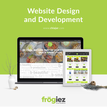 Food & Beverages web design work