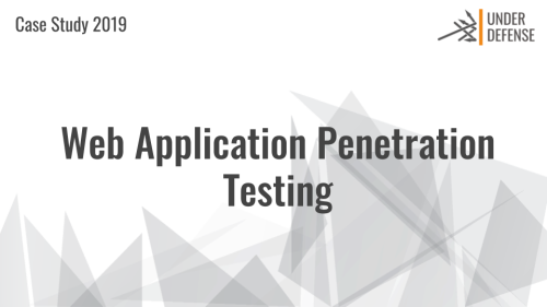 Web Application Penetration testing for Marketing Service Firm