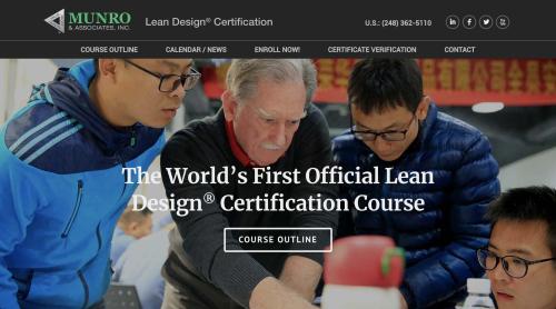 Lean Design Certification website