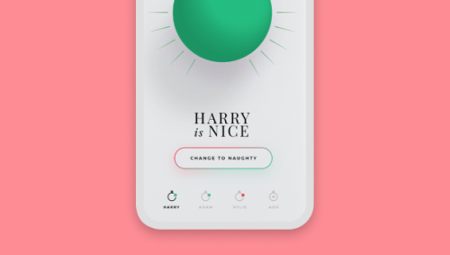 Clemenger BBDO - Myer Naughty or Nice Bauble iPhone & Android App