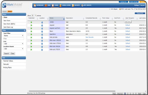 WorkMobile: Award-Winning Data Capture Service