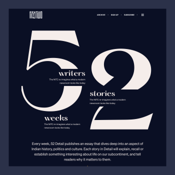 Redesigned an online media publication