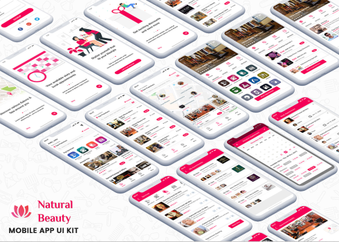 Beauty Salon & Spa App UI Kit