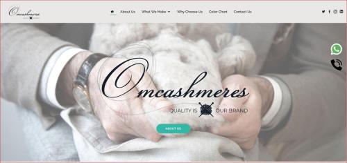 OmCashemere Website design & development