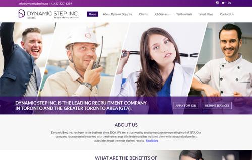 Dynamic Step Inc employment agency in Canada.