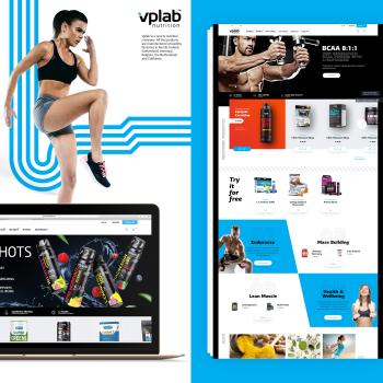 E-Commerce - sports nutrition store - Vplab