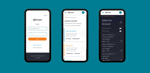 Allstream Self-Service Portal