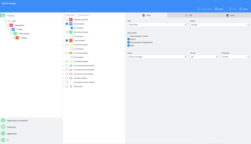 Javascript BPM modeler