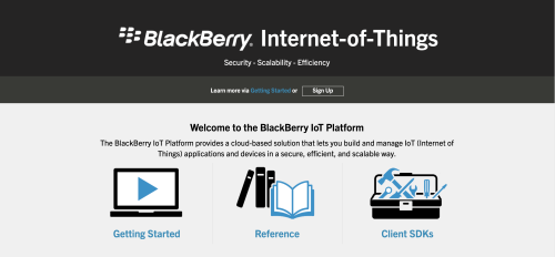 Blackberry IoT Platform