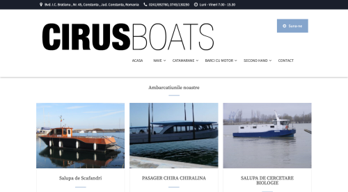 Web development for a Boats Seller