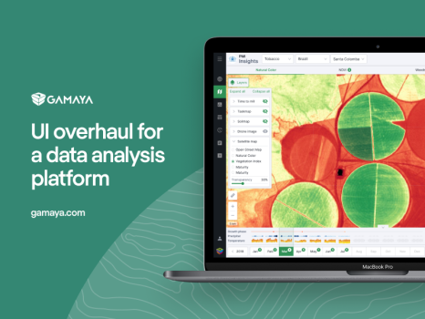GAMAYA – UI overhaul for a data analysis platform