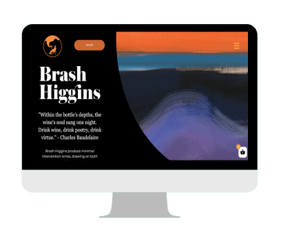 Branding and Website for a winemaker