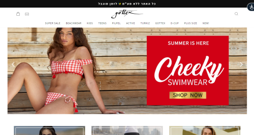 Gottex frontend and European expansion
