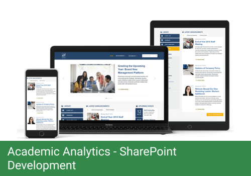 Academic Analytics - SharePoint Development