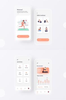 Fitness/Workout App - UI Design