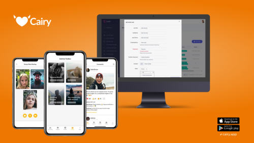 Cairy - Social mobile app for people with addictions