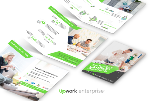 Brochure Design for Upwork Enterprise