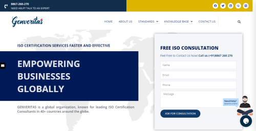 Global SEO Strategy & Implementation for ISO Consultant