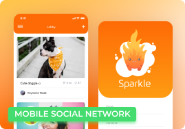 Sparkle case - Social instant chat