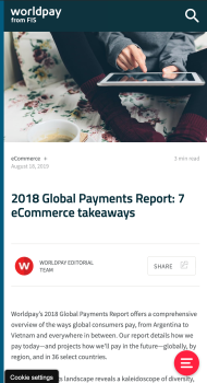 WorldPay Redesign