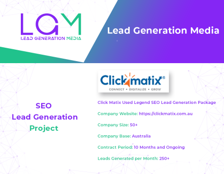 SEO Lead Generation for Clickmatix