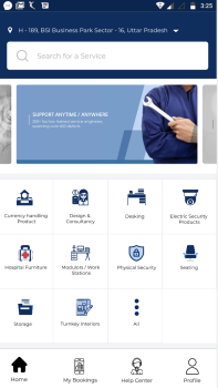 Service Booking Mobile App
