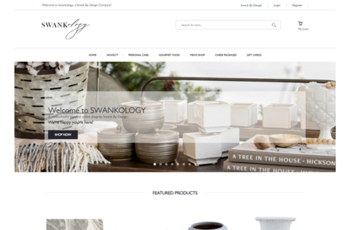 E commerce Website Development for a Home Decor Client