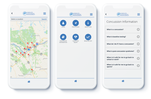 Concussion management and communication system helping healthcare professionals further research and provide better care.