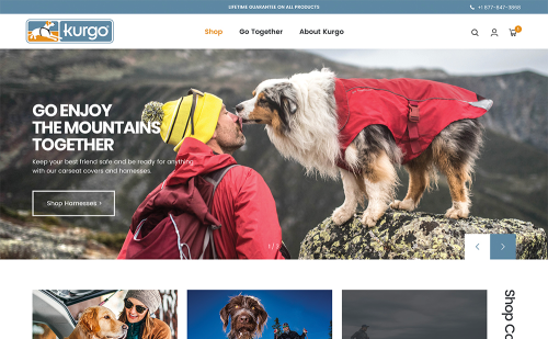 Kurgo: eCommerce Site Design and Development