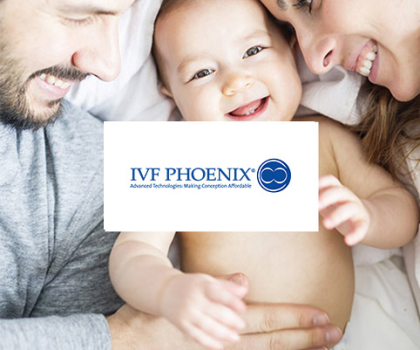 Web design for IVF Phoenix (Medical Client)