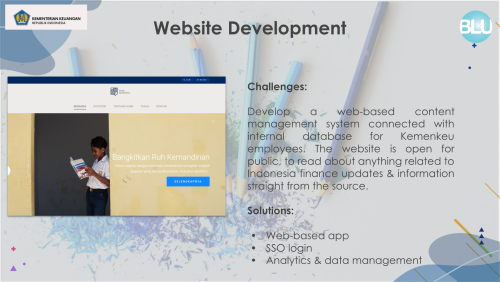 Ministry of Finance Indonesia: Website development