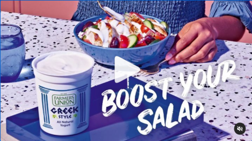 Farmers Union Greek Yogurt "Boost Your Day" Digital Campaign