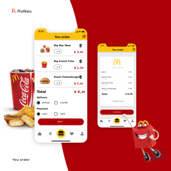 Mobile Delivery App with great UI&UX