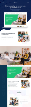 Mockup Design for  Online teaching website
