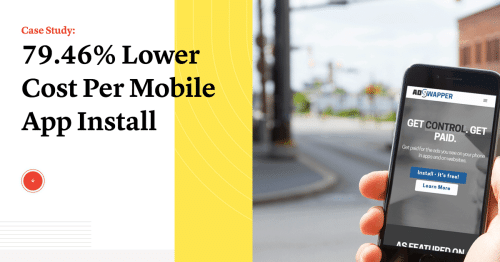 Case Study - 79.46% Lower Cost Per Mobile App Install