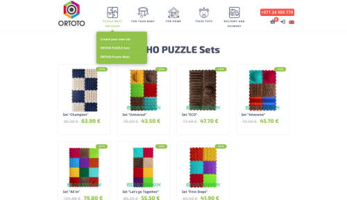 Ortoto — e-commerce web app