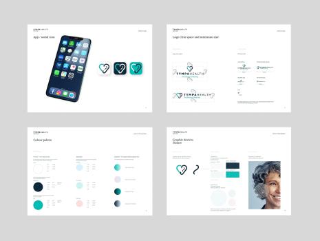 TympaHealth Brand Identity, Website and App Design