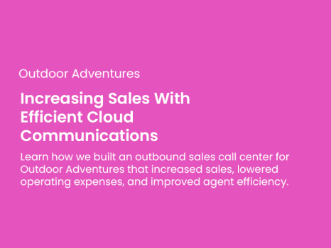 Outdoor Adventures - High Volume Outbound Sales Contact Center