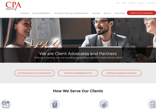 The CPA Department WordPress Website