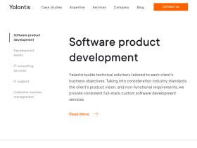 Yalantis became #1 in content marketing in the industry           ndustry.