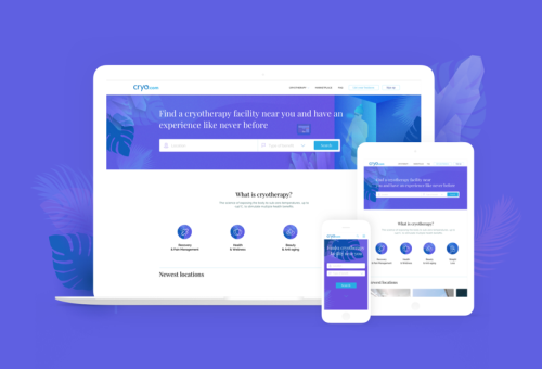 Web based platform for cryotherapy enthusiasts and entrepreneurs