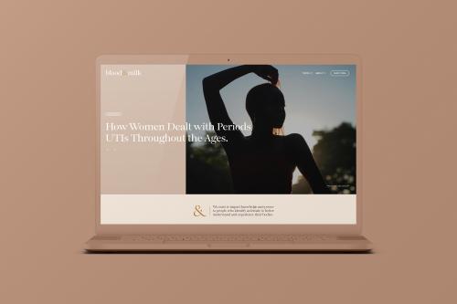 Blood & Milk — Editorial Site