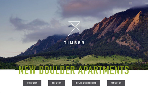 TIMBER Apartments - Web Development & Social Media Marketing