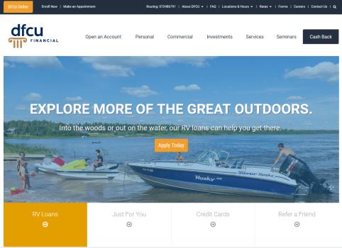 DFCU FInancial Website