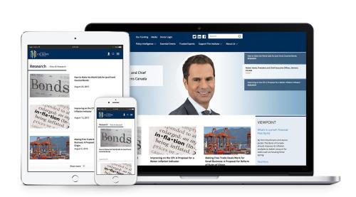 C.D. Howe Institute Web & Mobile Apps