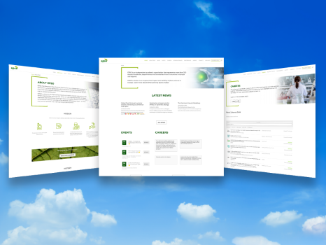 Complete redesign of corporate website for the European Plant Science Organization