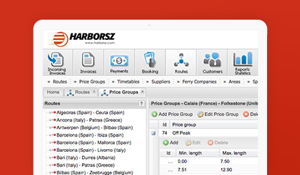 Harborsz Logistics custom ERP